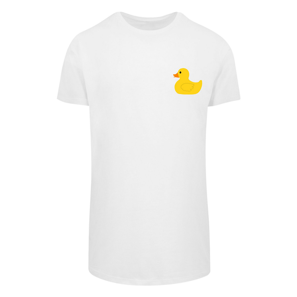 F4NT4STIC Yellow Rubber Duck LONG TEE T-Shirts weiß
