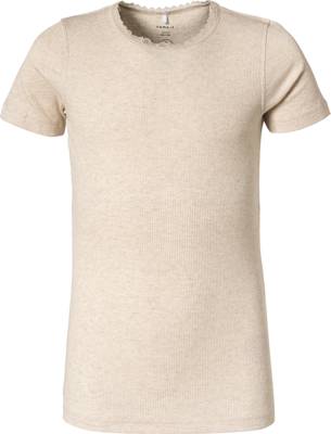 name it T-Shirt KAB für Mädchen Organic Cotton grau