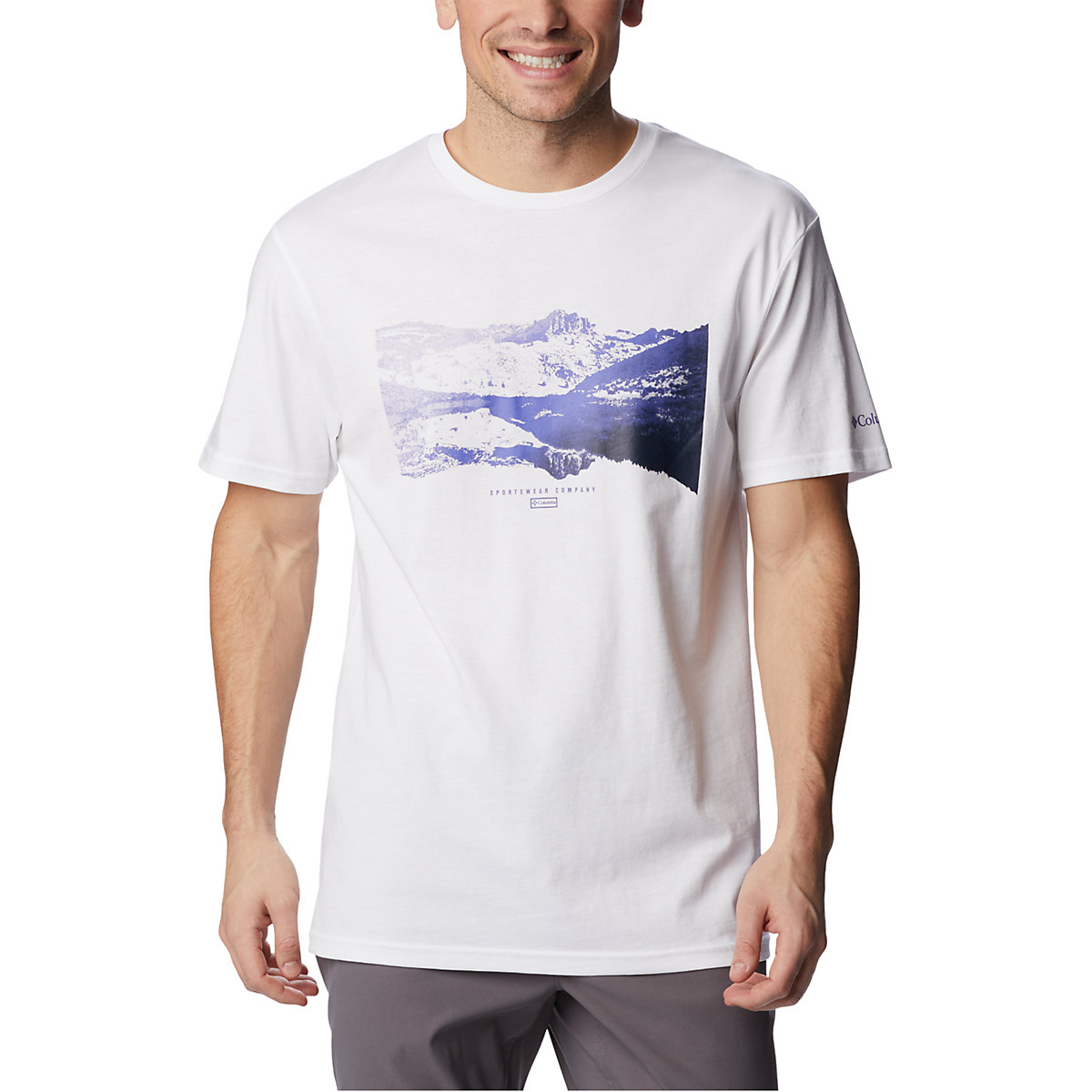 Columbia Path Lake II Graphic Tee 1934814106 T-Shirts weiß
