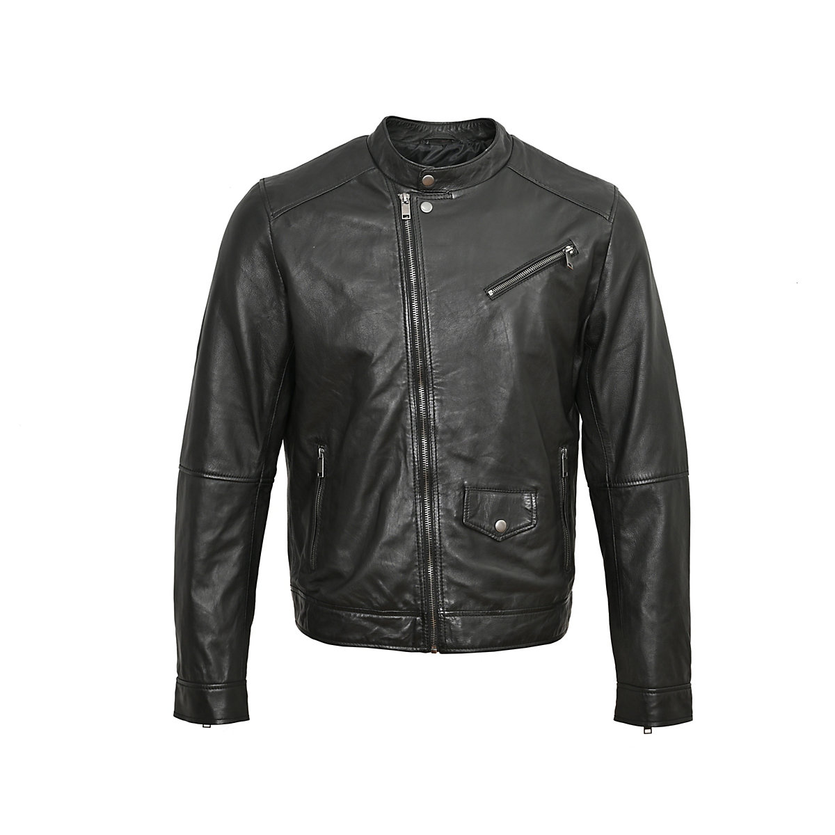 BLUE WELLFORD Leather Jacket BALSIN schwarz