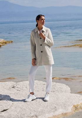 Betty Barclay Betty Barclay Sommerjacke mit aufgesetzten Taschen beige
