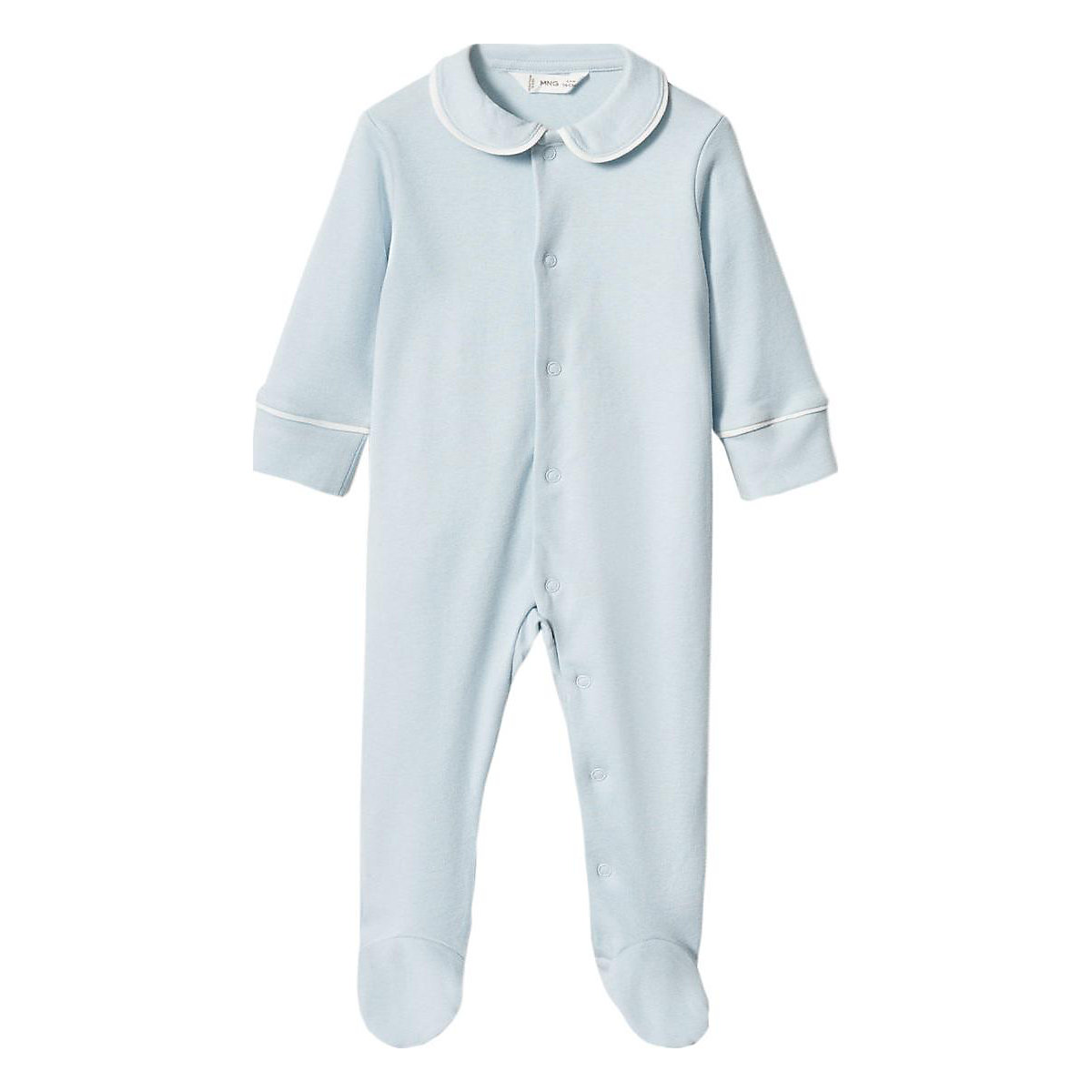 MANGO Baby Schlafanzug für Jungen pastellblau