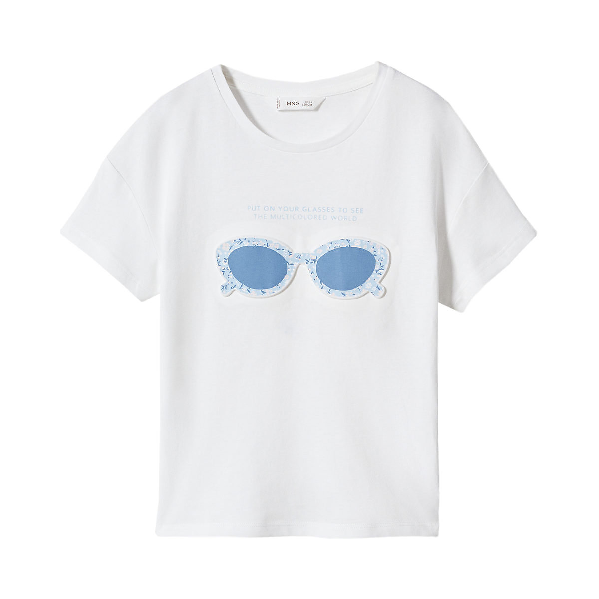 MANGO T-Shirt für Mädchen natur/weiß