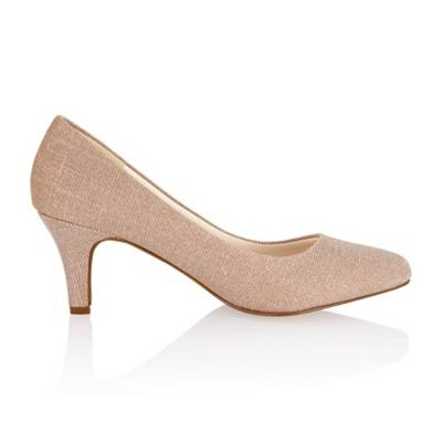 Rainbow Club Brautschuhe Brooke Rose Metallic creme JN8680