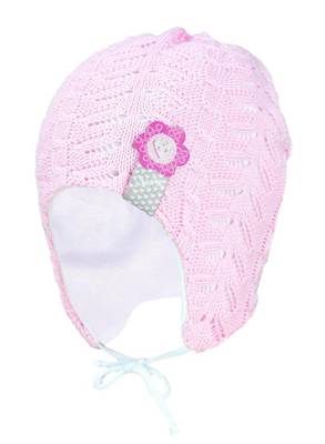 TupTam Baby Mädchen Mütze mit Ohrenschutz für Mädchen hellrosa