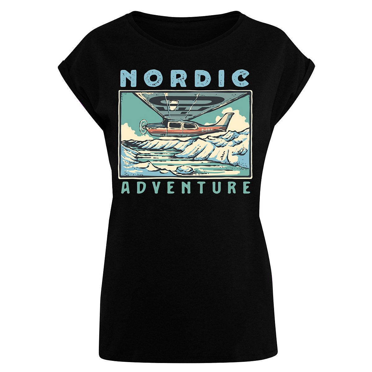 F4NT4STIC Nordic Adventures T-Shirts schwarz