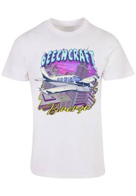 F4NT4STIC Beech Skyline T-Shirts weiß