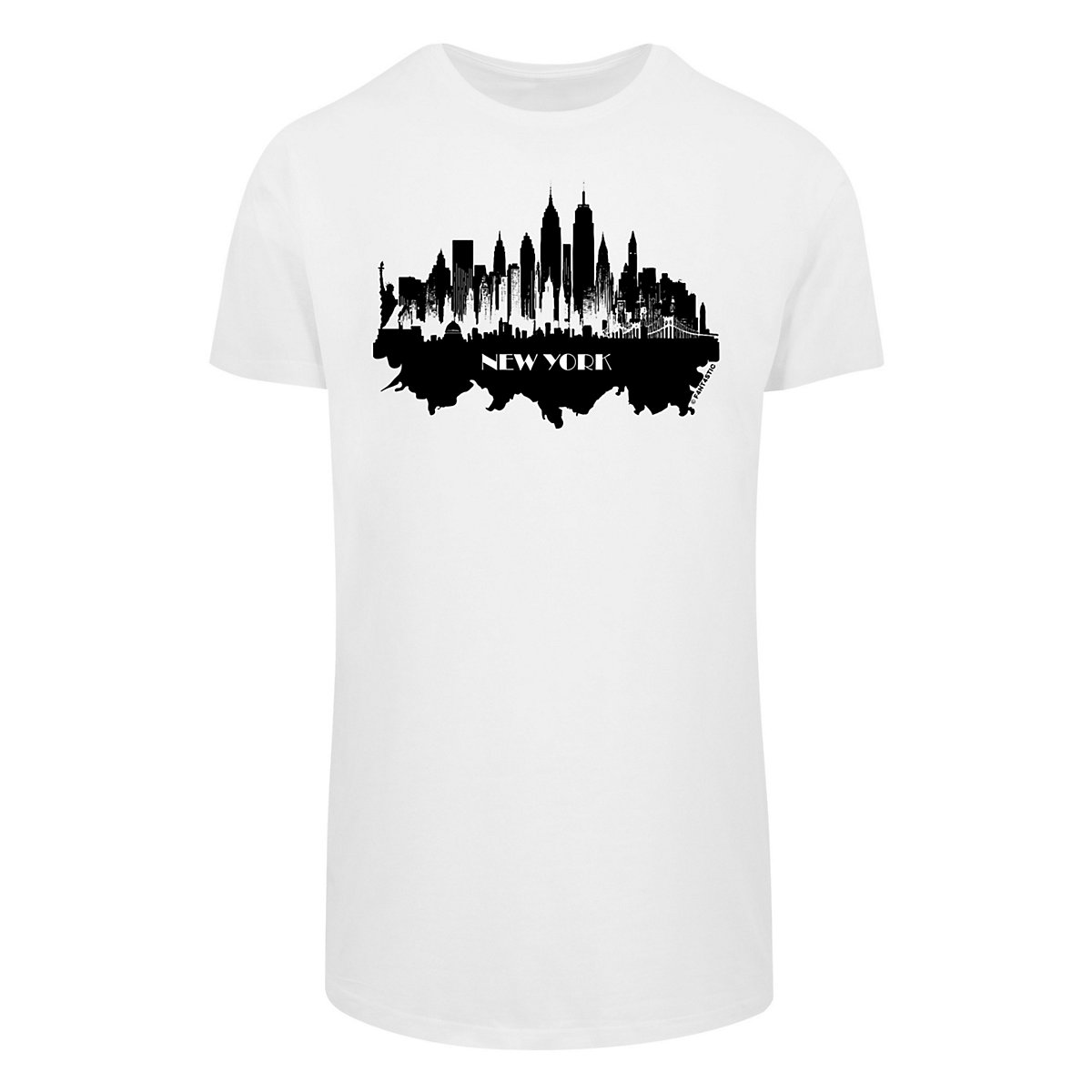 F4NT4STIC Cities Collection New York skyline T-Shirts weiß