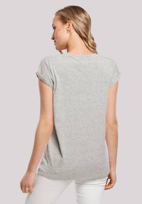F4NT4STIC Hahnentritt Karo blau T-Shirts grau