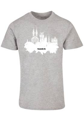 F4NT4STIC, grau Collection Cities mirapodo skyline T-Shirts, | Munich -