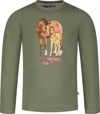 Salt and Pepper Langarmshirt für Mädchen grün