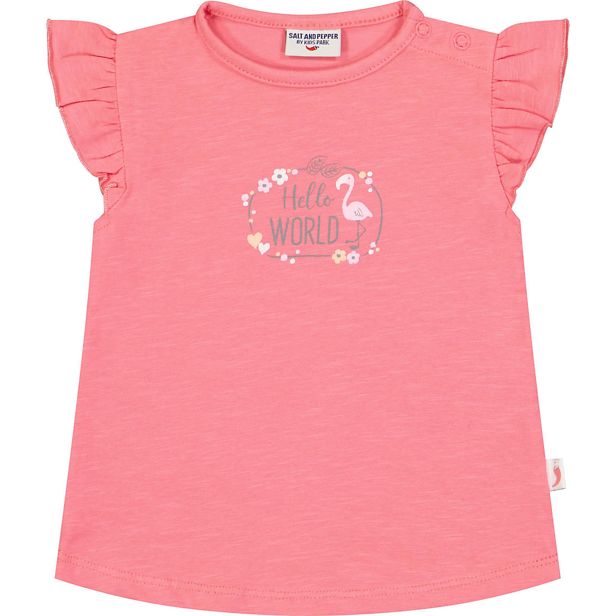 Salt and Pepper Baby T-Shirt für Mädchen pink