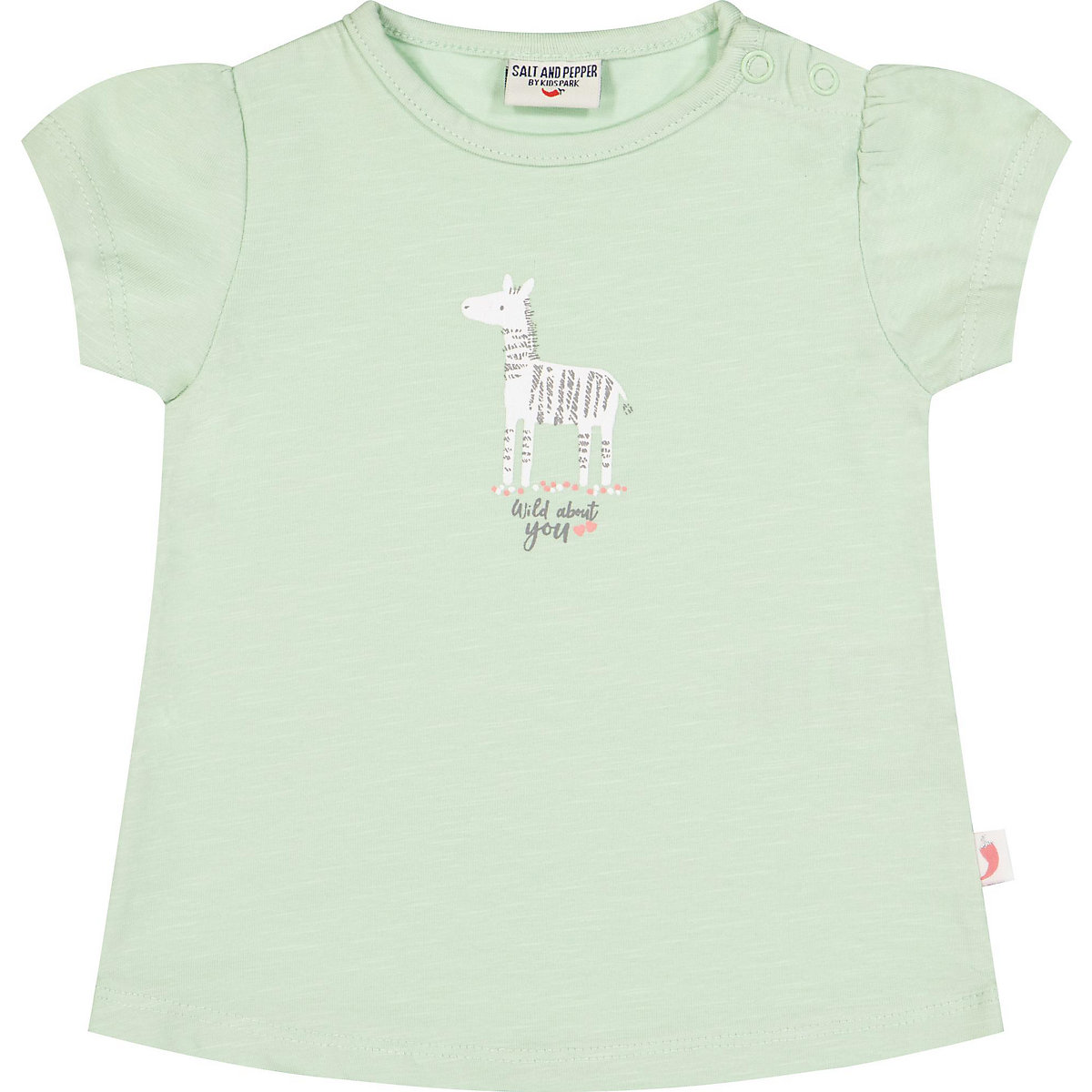 Salt and Pepper Baby T-Shirt für Mädchen pastellgrün