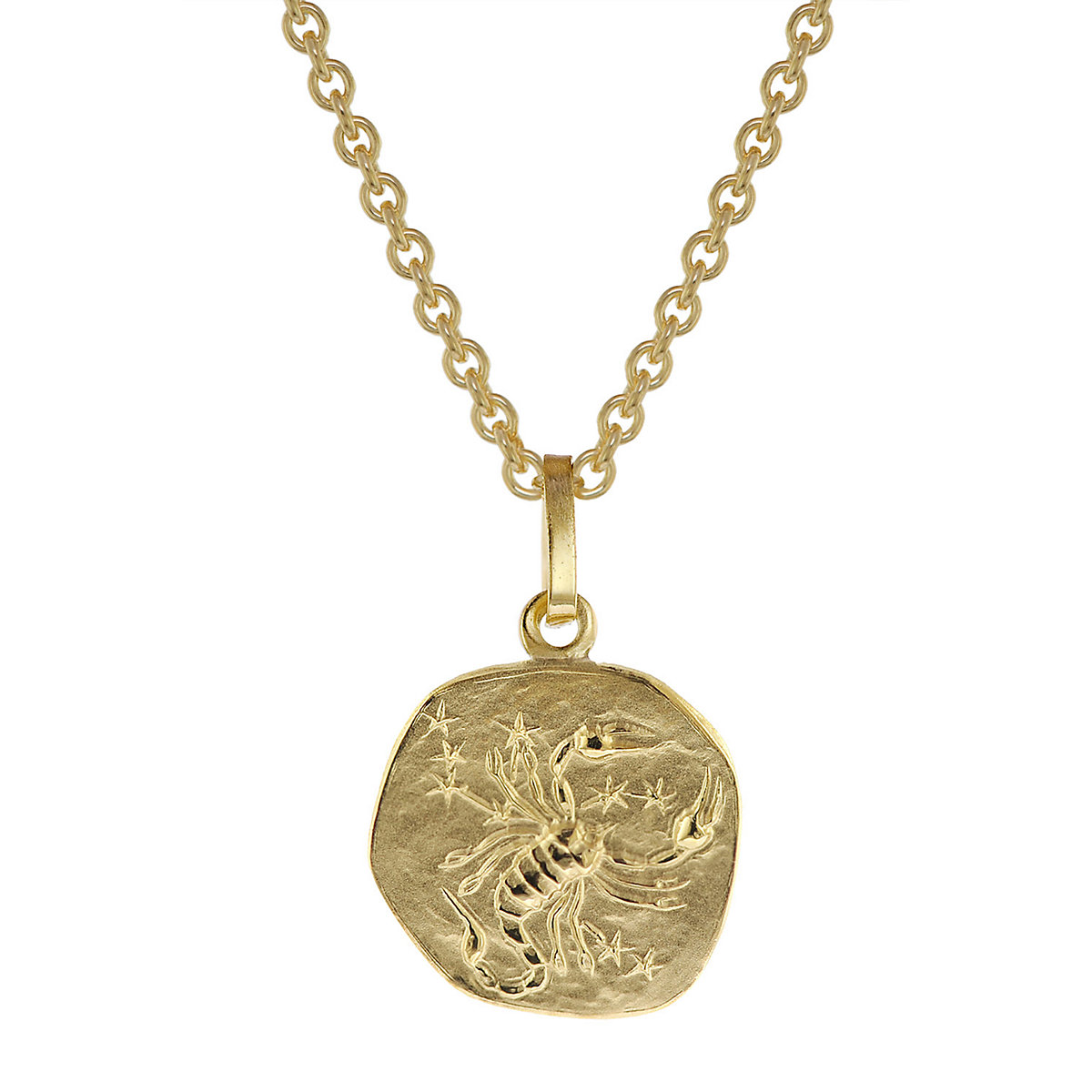 trendor Sternzeichen für Kinder Skorpion Gold 333 Anhänger + Kette Halsketten gold