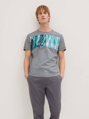 TOM TAILOR T-Shirt T-Shirt mit Print  T-Shirts weiß