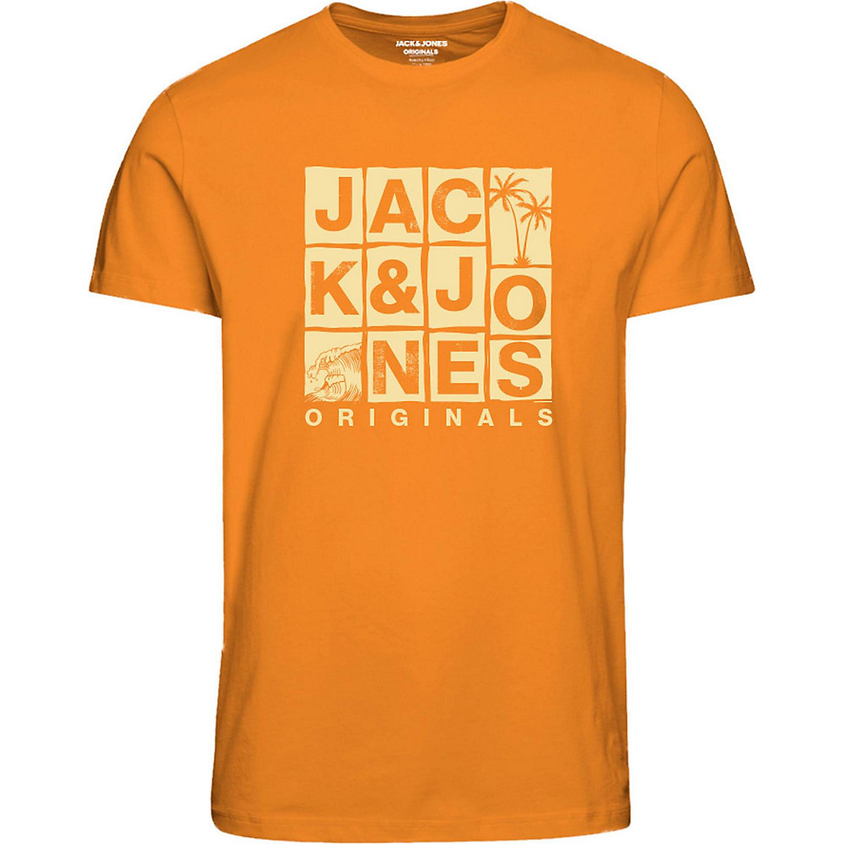 JACK & JONES Junior T-Shirt JORCHANCE für Jungen orange