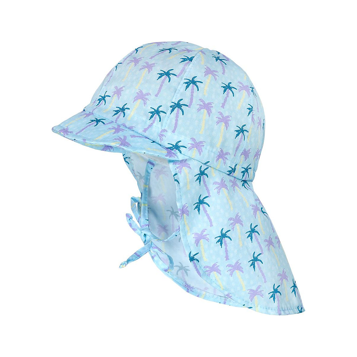 maximo Mütze mit UV-Schutz für Mädchen blau