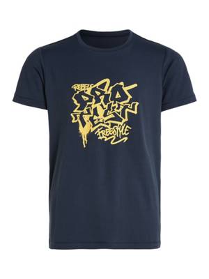 PROTEST PRTSTEVOR JR UPF-50-Schutz Kurzarm-Rashguard Funktionsshirts für Jungen blau