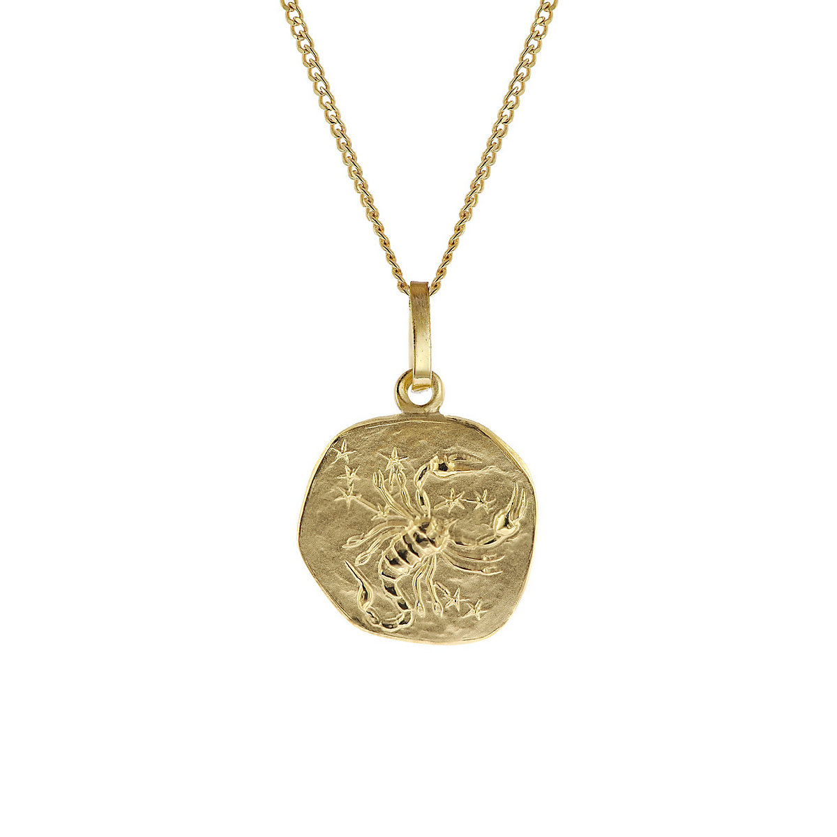 trendor Kinder-Halskette mit Sternzeichen Skorpion 333/8K Gold Halsketten gold