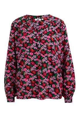 WE Fashion Damenbluse mit Muster Blusentops mehrfarbig