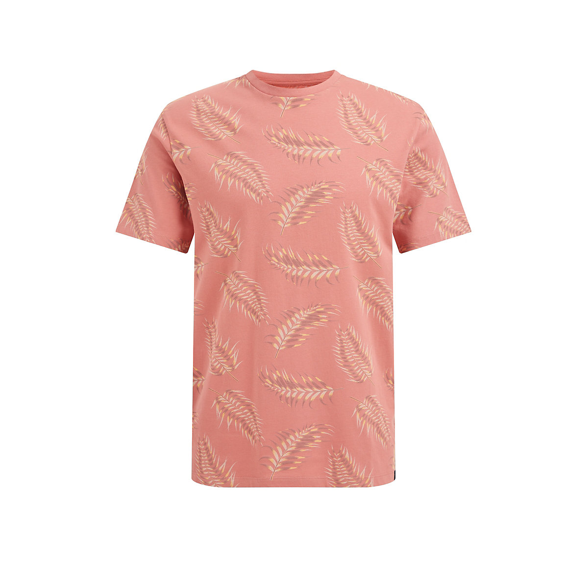 WE Fashion Herren-T-Shirt mit Muster T-Shirts rosa