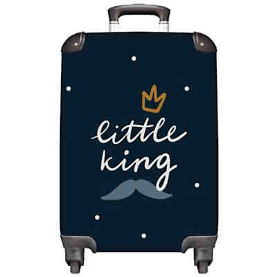 Kinderkoffer - Trolley - handgepäck - Zitat - Kleiner König - Baby - Krone