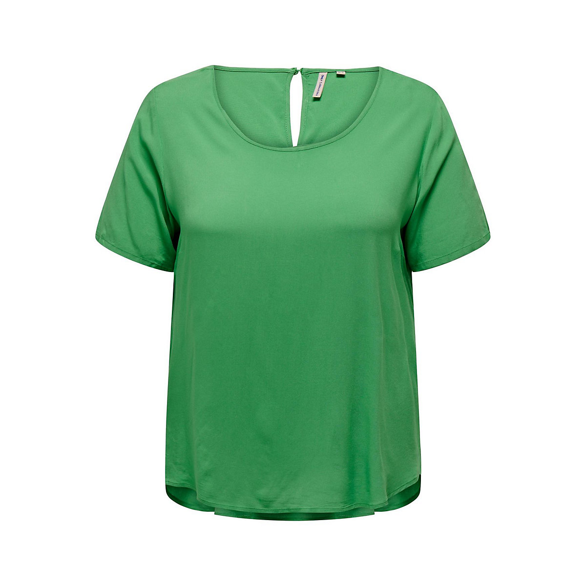 ONLY CARMAKOMA Blusen T-Shirt Kurzarm Basic Plus Size Übergrößen CARNOVA pastellgrün