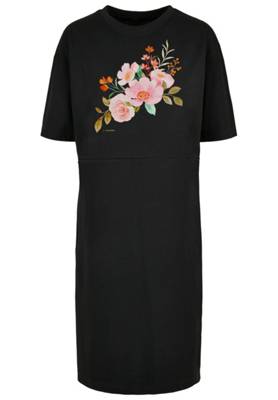 F4NT4STIC Blumen Muster bunt Kleider schwarz