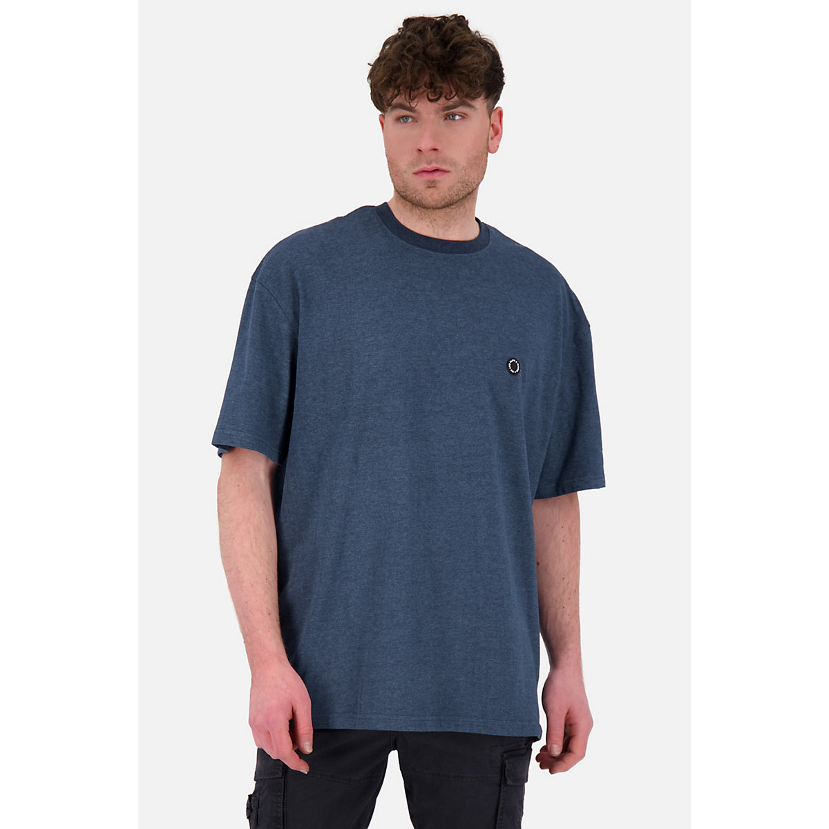 ALIFE AND KICKIN® PittAK A Shirt Kurzarmshirt Shirt T-Shirts dunkelblau