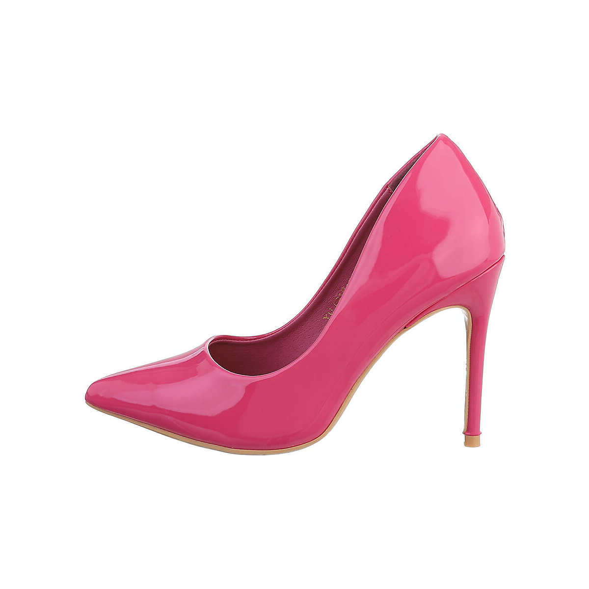 Ital-Design High Heel Pumps Pfennig-/Stilettoabsatz pink