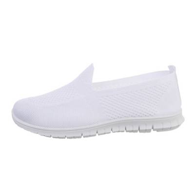 Ital-Design Slipper Flach weiß