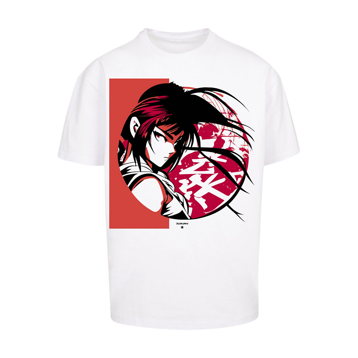 F4NT4STIC Manga Girl Japan T-Shirts weiß