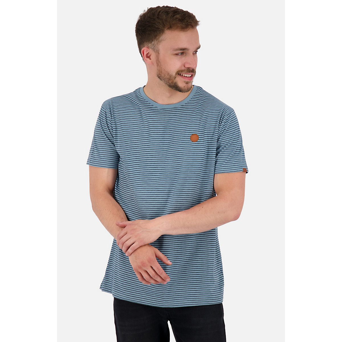 ALIFE AND KICKIN® NicAK Z Shirt Kurzarmshirt Shirt T-Shirts grau