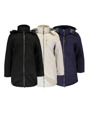 Gipfelglück. Outdoormantel 3er Set Junko Softshelljacken dunkelblau