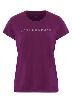 JETTE SPORT T-Shirt mit Label-Print T-Shirts lila