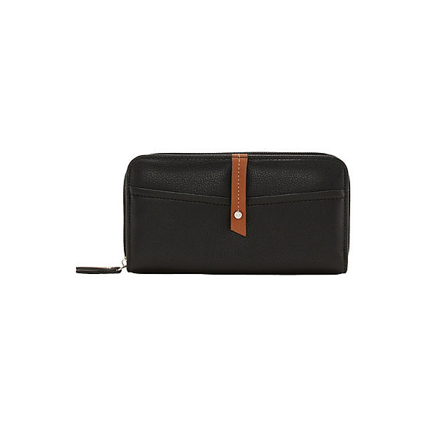 Bags Portemonnaie NOVARA mit Lederimitat-Detail Clutches