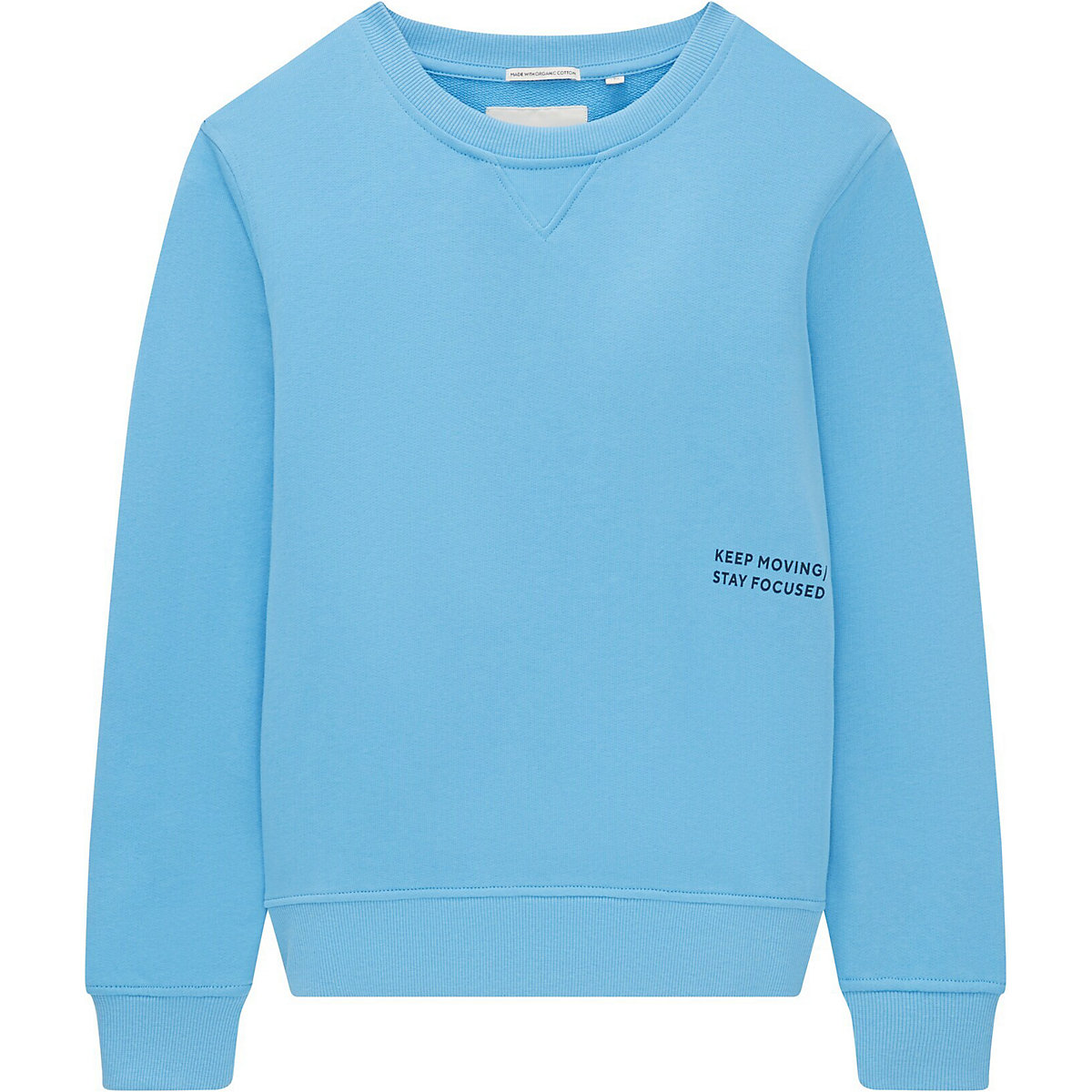 TOM TAILOR Strick & Sweatshirts Sweatshirt mit Textprint  Kapuzenpullover dunkelblau