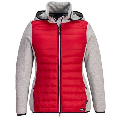 blue wave Steppjacke Lina in Daunenoptik Leichte gesteppte Jacke mit abnehmbarer Kapuze rot rot