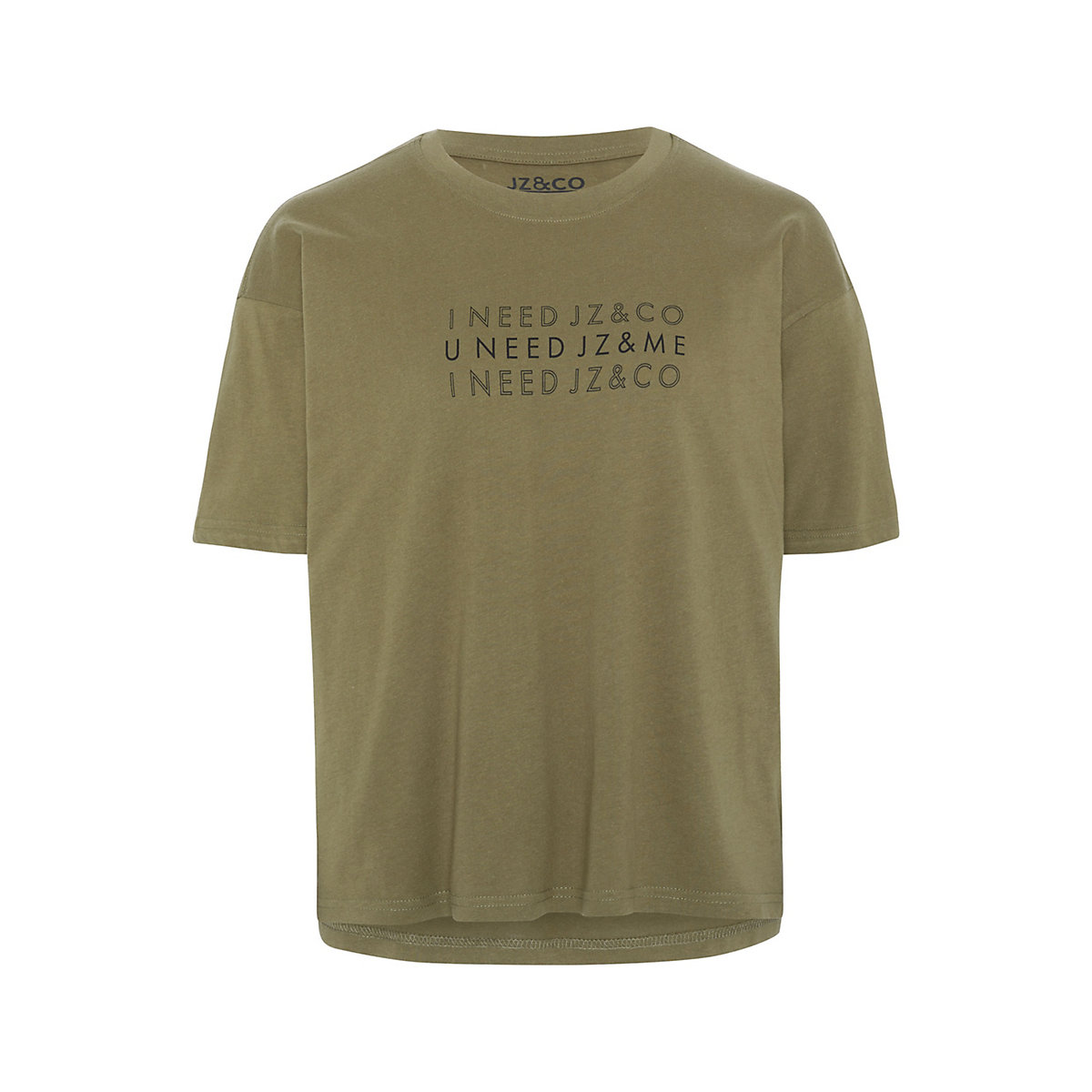 JZ & Co Baumwollshirt mit Schriftzug T-Shirts grün