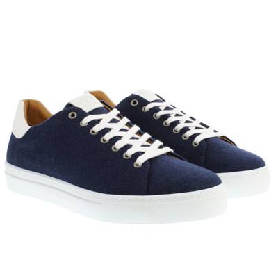 XAVER LUIS Sneaker MAX nachhaltiger Merino Sneaker Sneakers Low dunkelblau GB11361
