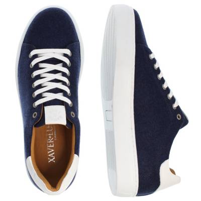 XAVER LUIS Sneaker MAX nachhaltiger Merino Sneaker Sneakers Low dunkelblau GB11361