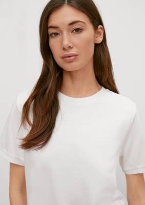 comma casual identity T-Shirt für Mädchen weiß OR7457