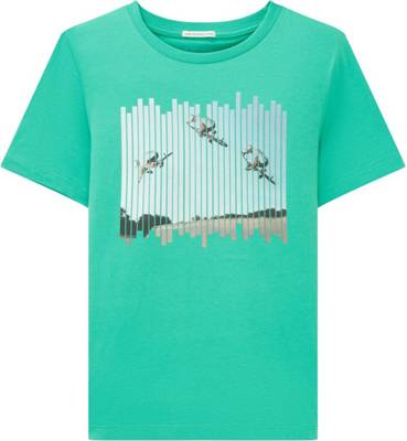 TOM TAILOR T-Shirt T-Shirt mit Fotoprint T-Shirts hellgrün