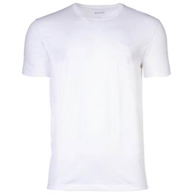 BOSS Herren T-Shirt 4er Pack TShirtRN Comfort Unterhemd Rundhals Cotton T-Shirts weiß NC12281