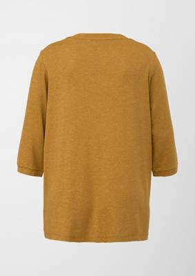TRIANGLE Cardigan im Strick-Look Übergangsjacken gelb