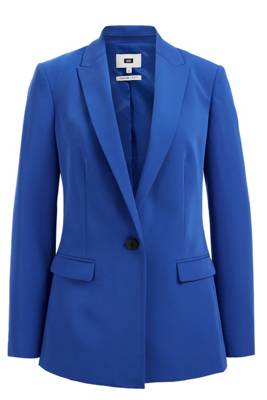 WE Fashion Dames nauwsluitende blazer Marly Blazer blau