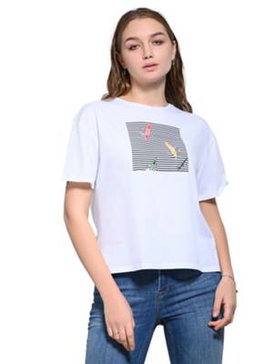 Lisa Campione T-Shirt weiß