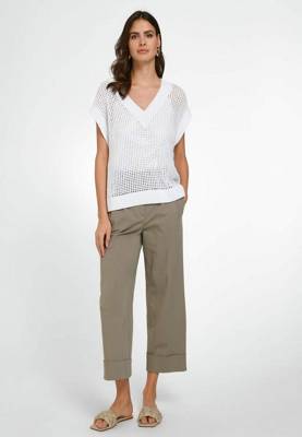 tRUE STANDARD Strickpullunder Cotton T-Shirts weiß