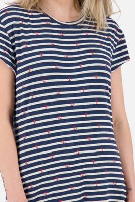 ALIFE AND KICKIN® MimmyAK Z Shirt Kurzarmshirt Shirt T-Shirts dunkelblau YN10183