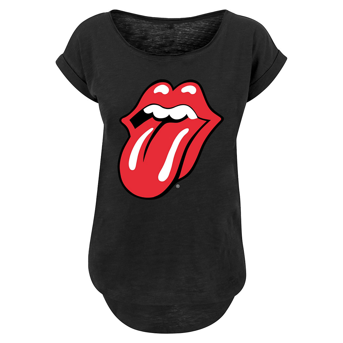 F4NT4STIC PLUS SIZE The Rolling Stones Classic Tongue T-Shirts schwarz